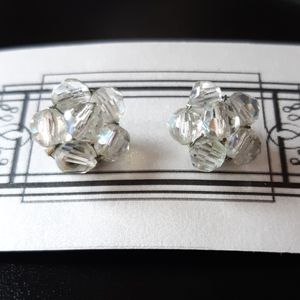 VINTAGE Czech Glass Earrings